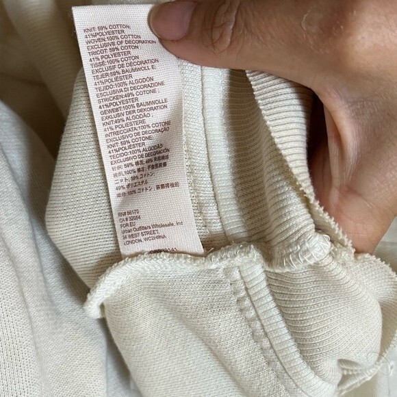 Free People Piper Hooded Pullover  in Ecru S NWT - Picture 13 of 14